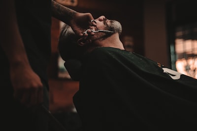 Precision skin fade haircut