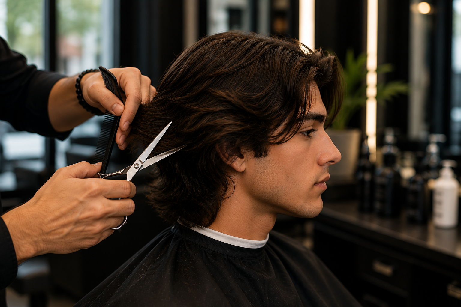 Long Hair Cut