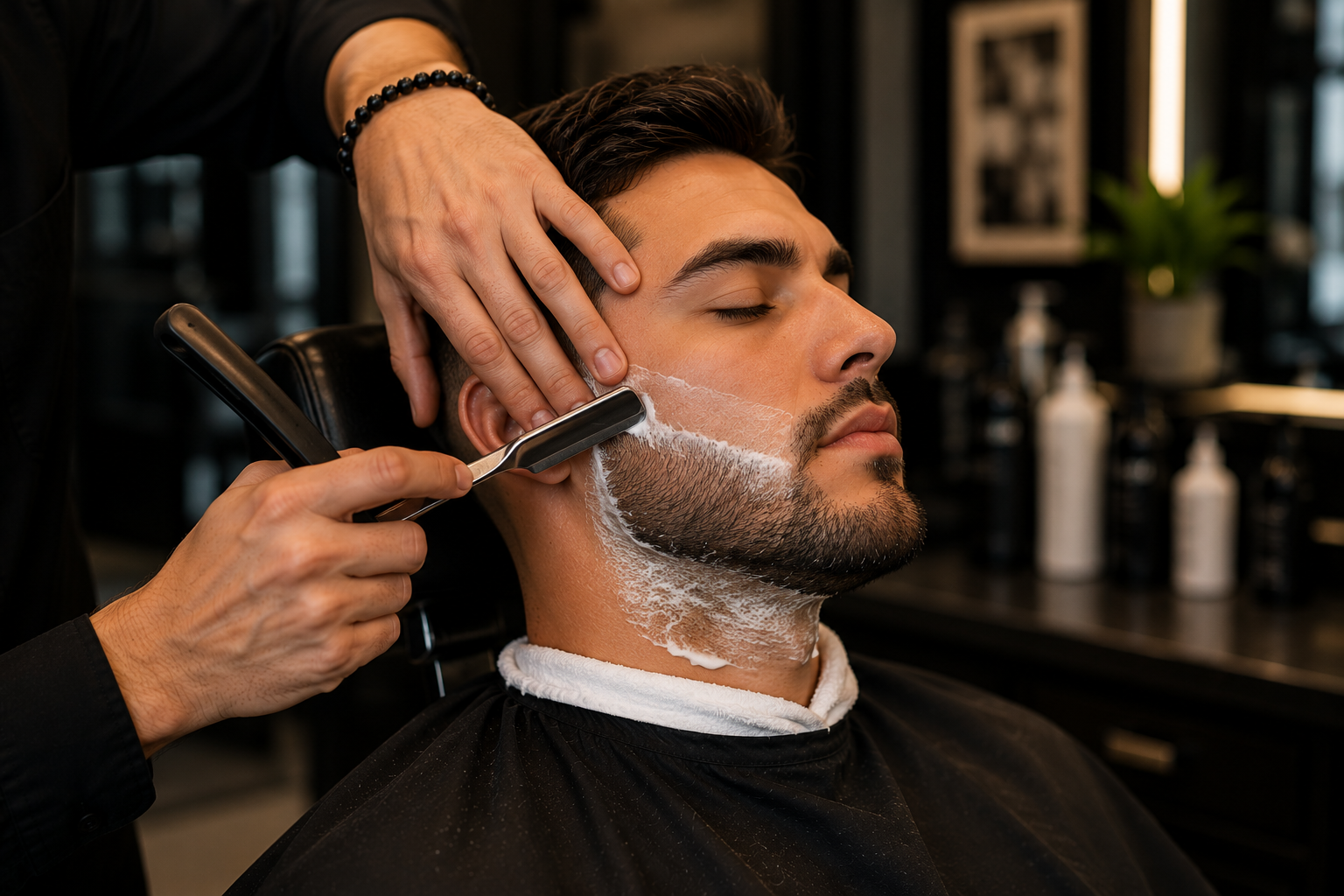 Straight Razor Shave